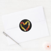 gummie hart ronde sticker (Envelop)