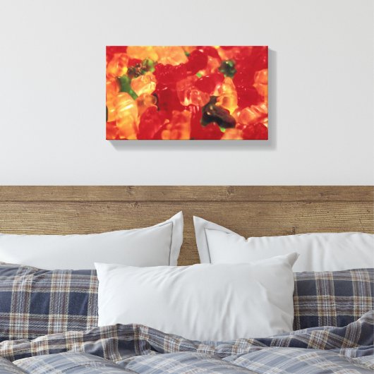 Gummies Wrapped Canvas Afdruk (Insitu (Slaapkamer))