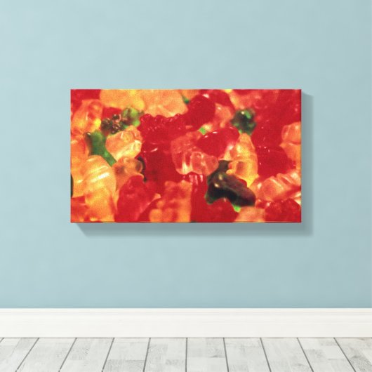 Gummies Wrapped Canvas Afdruk (Insitu (Houten vloer))