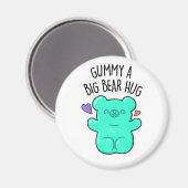 Gummy A Big Beer Hug Funny Snoep Pun Magneet (Voorkant / Achterkant)