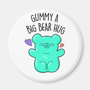 Gummy A Big Beer Hug Funny Snoep Pun Magneet