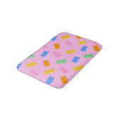Gummy Bear Aesthetic Pastel Bath Mat (Gekanteld)