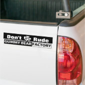 Gummy Bear Factory Bumpersticker (Op Truck)
