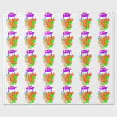 Gummy Bear Harvest Monster Cadeaupapier (Vlak)