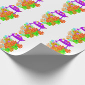 Gummy Bear Harvest Monster Cadeaupapier (Hoek)