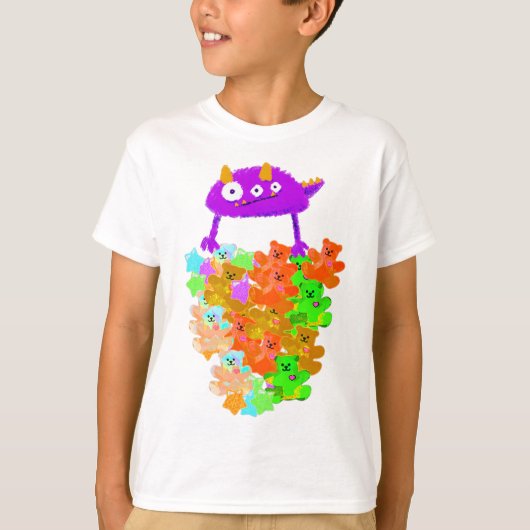 Gummy Bear Harvest Monster T-shirt (Voorkant)
