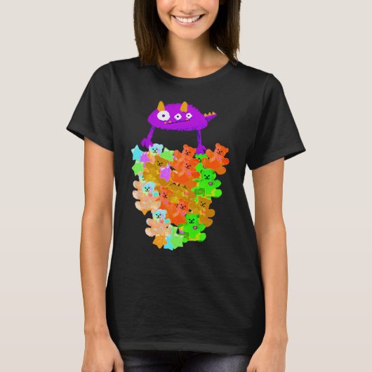 Gummy Bear Harvest Monster T-shirt (Voorkant)