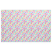 gummy bears colorful rainbow candy stof (Fat Quarter)