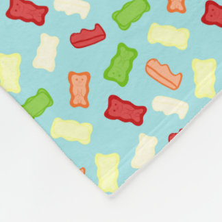 Gummy Bears Repeating Seamless Pattern Fleece Deken
