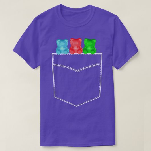 Gummy Bears Zak Shirt Drie Kawaii-beren in mijn (Design voorkant)