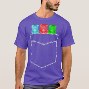 Gummy Bears Zak Shirt Drie Kawaii-beren in mijn 