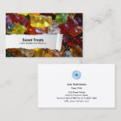 Gummy BearsAanpasbaar voedsel close-up Visitekaart Visitekaartje (Voorkant / Achterkant)