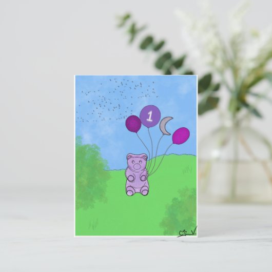 Gummy Beer 1e Poster Briefkaart (Staand voorkant)