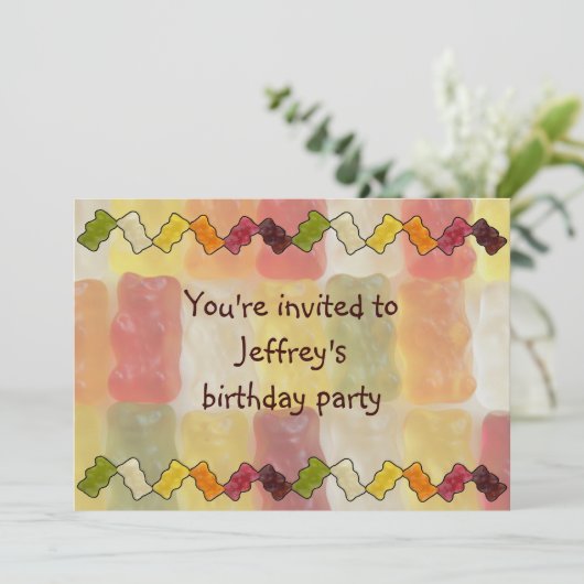 Gummy beer Chevron Kaart (Staand voorkant)