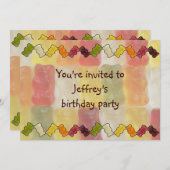 Gummy beer Chevron Kaart (Voorkant / Achterkant)