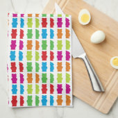 Gummy Beer Colorful Snoep patroon Theedoek (Quarter Fold)