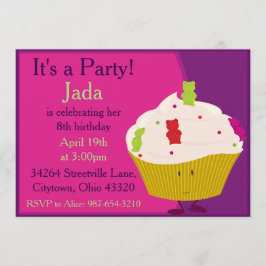 Gummy Beer Cupcake Kaart