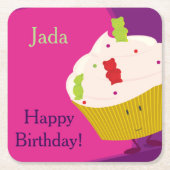 Gummy Beer Cupcake | ONDERZETTER (Voorkant)