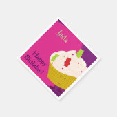 Gummy Beer Cupcake | Papieren servetten (Hoek)