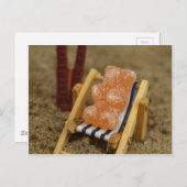Gummy Beer die op strand terugvalt Briefkaart (Voorkant / Achterkant)