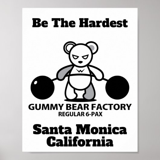 Gummy Beer Factory Campaign Poster (Voorkant)