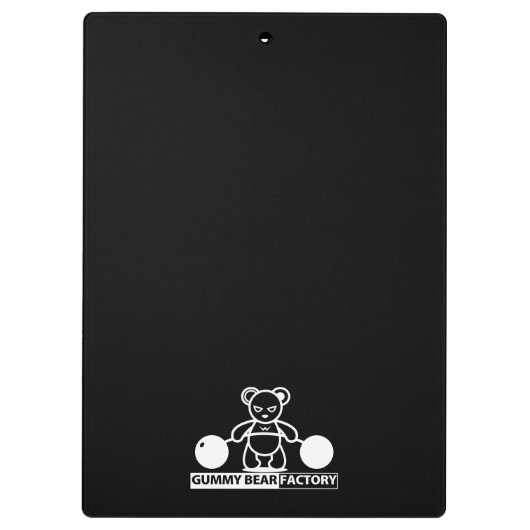 Gummy Beer Factory Cup Klembord (Achterkant)