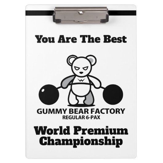 Gummy Beer Factory Cup Klembord (Voorkant)