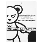 Gummy Beer Factory Cup Klembord (Achterkant)