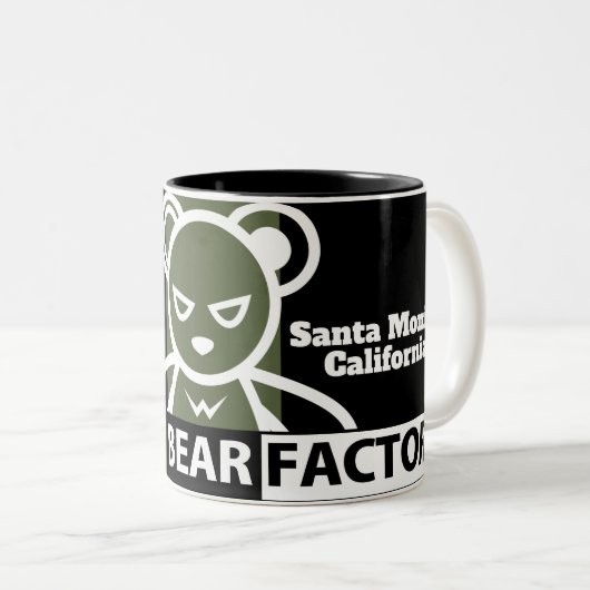 Gummy Beer Factory Gym/Fitness Tweekleurige Koffiemok (Voorkant rechts)