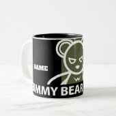 Gummy Beer Factory Gym/Fitness Tweekleurige Koffiemok (Voorkant links)