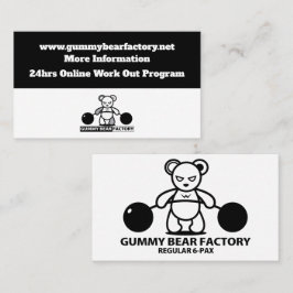Gummy Beer Factory/gym/fitness Visitekaartje
