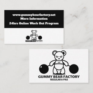 Gummy Beer Factory/gym/fitness Visitekaartje