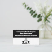 Gummy Beer Factory/gym/fitness Visitekaartje (Staand voorkant)