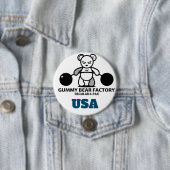 Gummy Beer Factory (gym) Ronde Button 7,6 Cm (In situ)