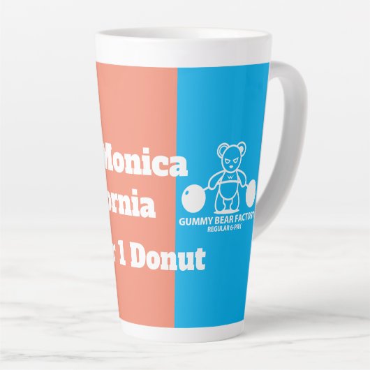 Gummy Beer Factory Latte Mok (Rechterhoek)