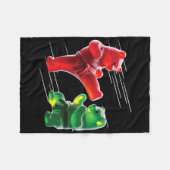 Gummy Beer Fleece Deken (Voorkant (Horizontaal))
