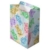 Gummy Beer Gift Bag Schattige Modern Realistic Cus Medium Cadeauzakje (Achterkant Gekanteld)