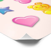 Gummy Beer in de pot Baby shower spel Perfect Poster (Hoek)