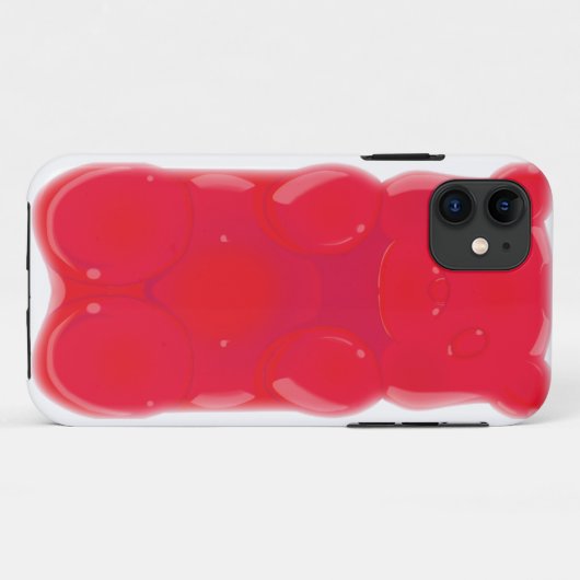 Gummy Beer iPhone case CHERRY (Achterkant (horizontaal))