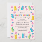 Gummy Beer Kleurrijke Jelly Snoep Baby shower Kaart (Voorkant)
