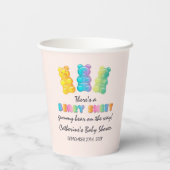 Gummy Beer Kleurrijke Jelly Snoep Baby shower Papieren Bekers (Achterkant)