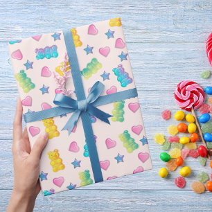 Gummy Beer Kleurrijke Jelly Snoep Kinder Cadeaupapier