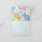 Gummy Beer Modern Realistic Folded Dank je wel kaa Bedankkaart (Binnen)