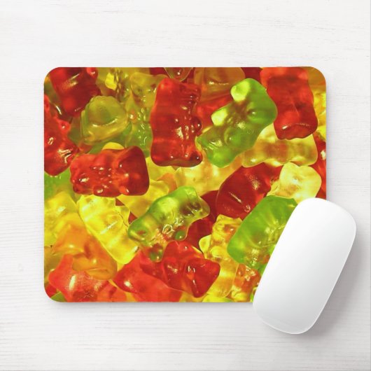 Gummy beer mousepad muismat (Met muis)