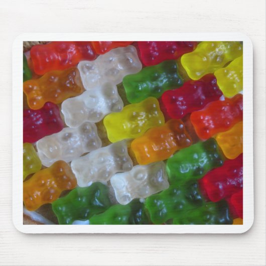 Gummy Beer Patroon Muismat (Voorkant)