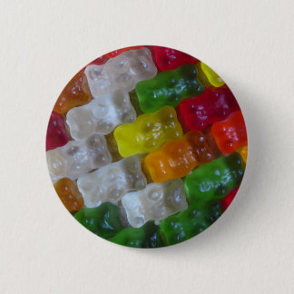 Gummy Beer Patroon Ronde Button 5,7 Cm