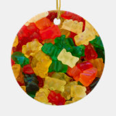Gummy Beer Regenboogkleurig Snoep Keramisch Ornament (Voorkant)