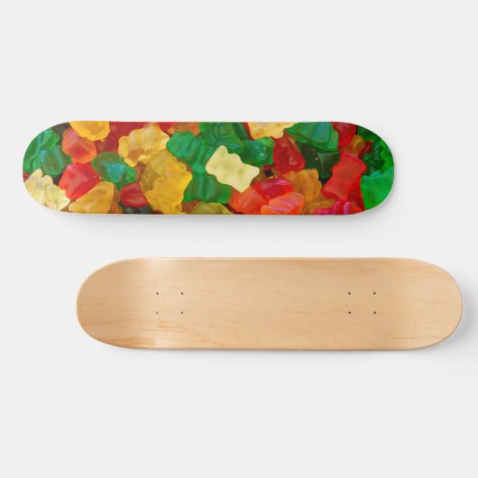 Gummy Beer Regenboogkleurig Snoep Persoonlijk Skateboard (Horizontaal)