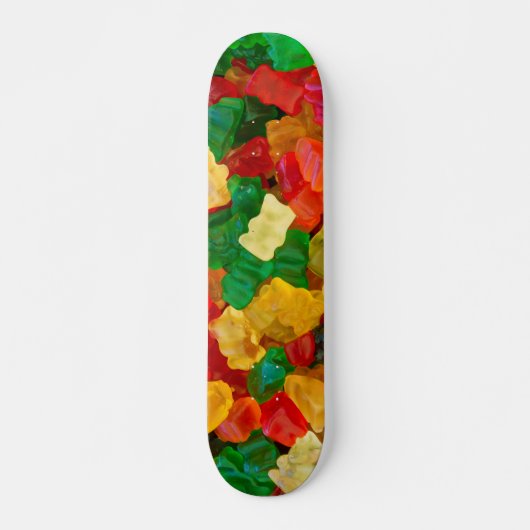 Gummy Beer Regenboogkleurig Snoep Persoonlijk Skateboard (Voorkant)