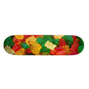Gummy Beer Regenboogkleurig Snoep Persoonlijk Skateboard
